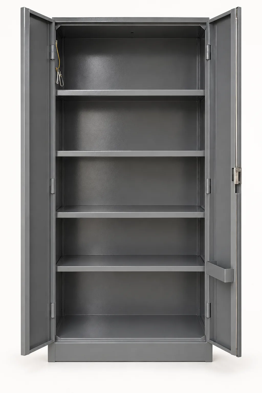 Grey two door steel almirah: additional view 1