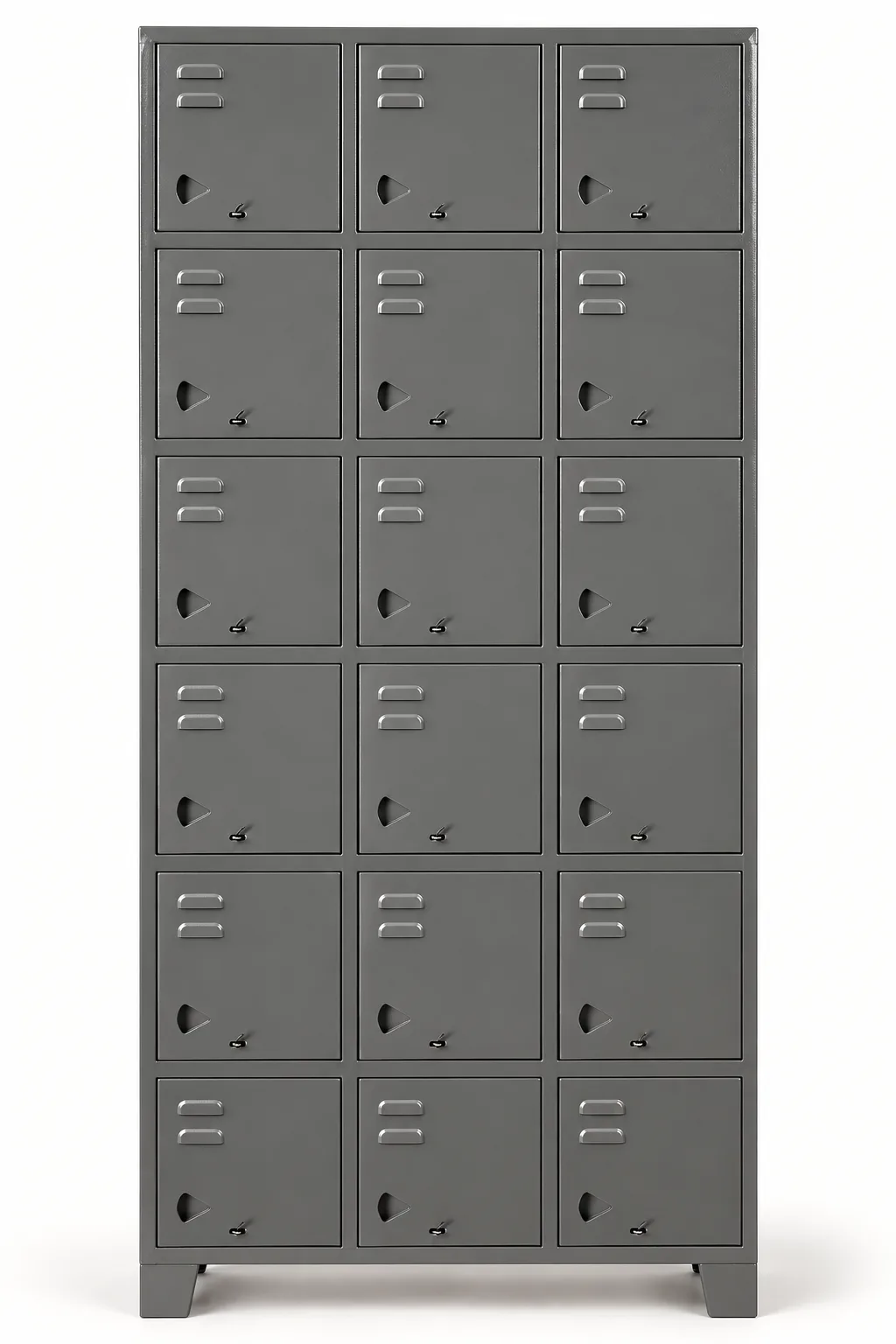 Eighteen door steel locker with individual compartment locks: additional view 2