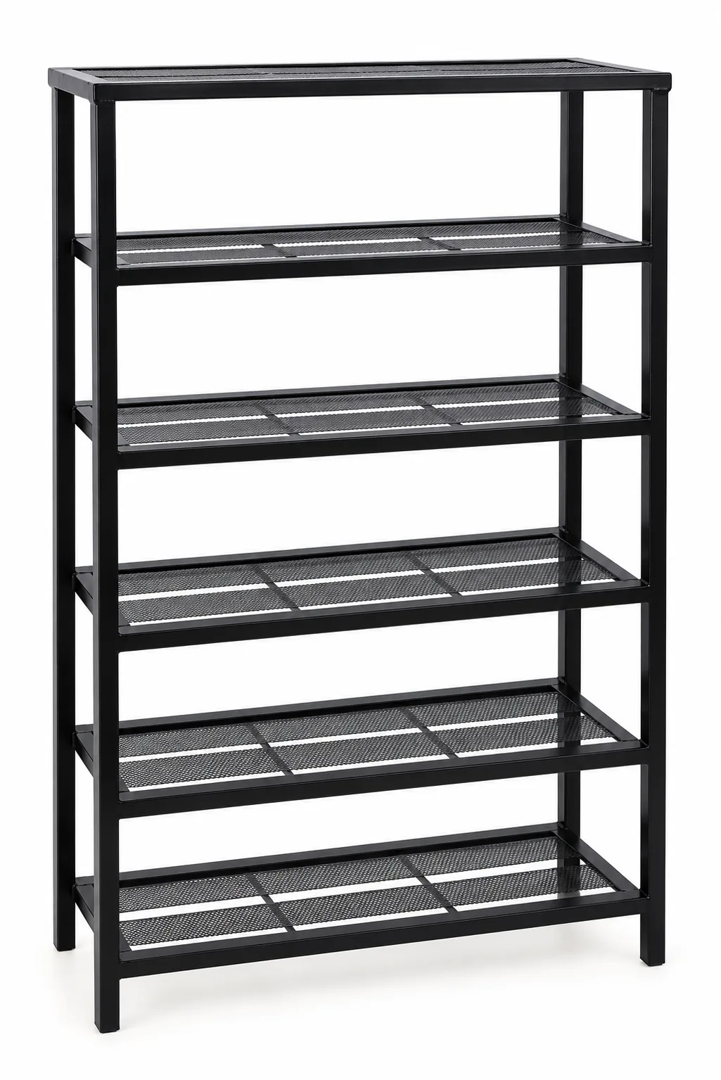 Five tier open storage rack.