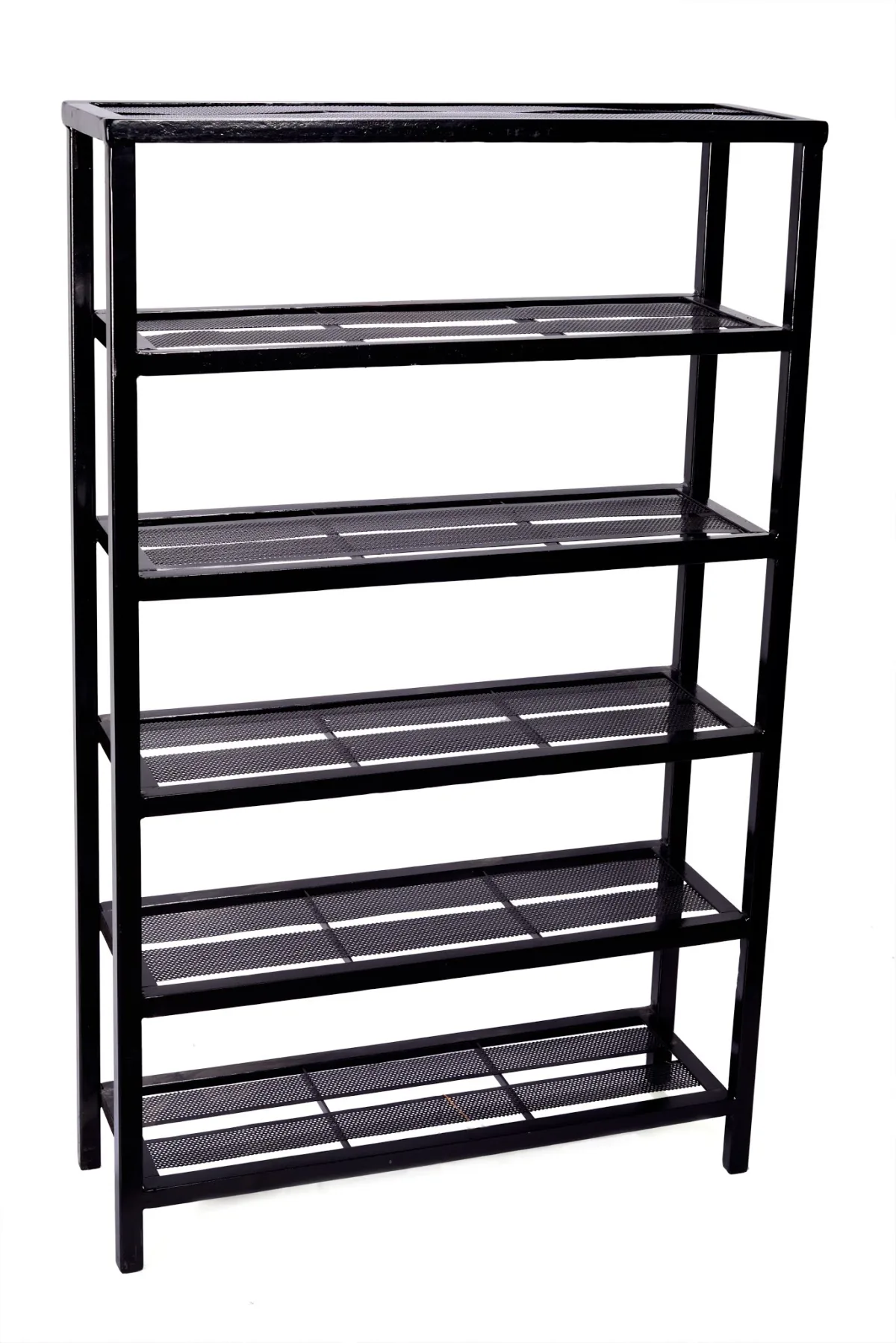 Five tier open storage rack.