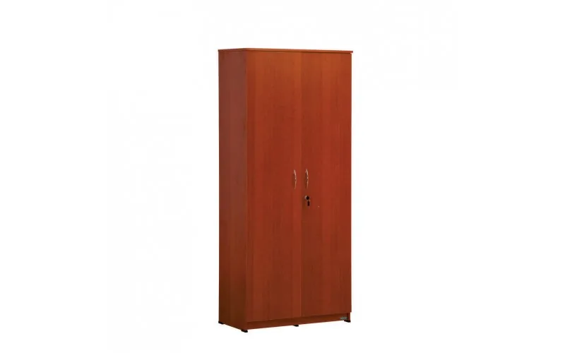 Wooden two door wardrobe.