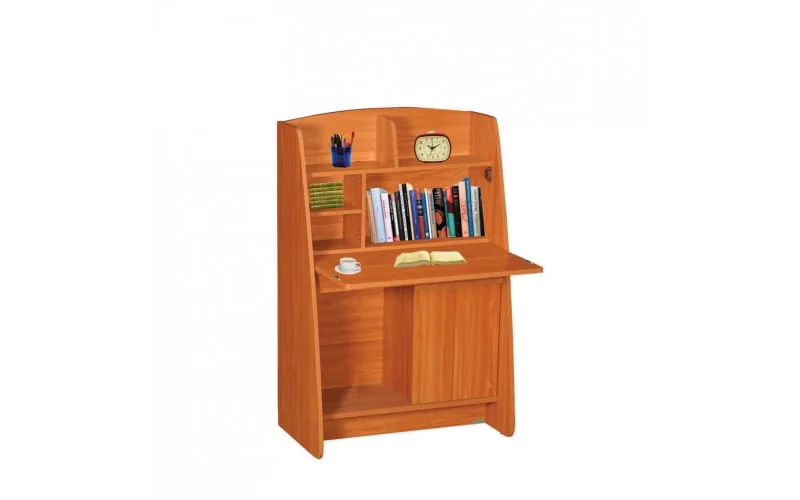 Wooden writing bureau with a fold down desk.